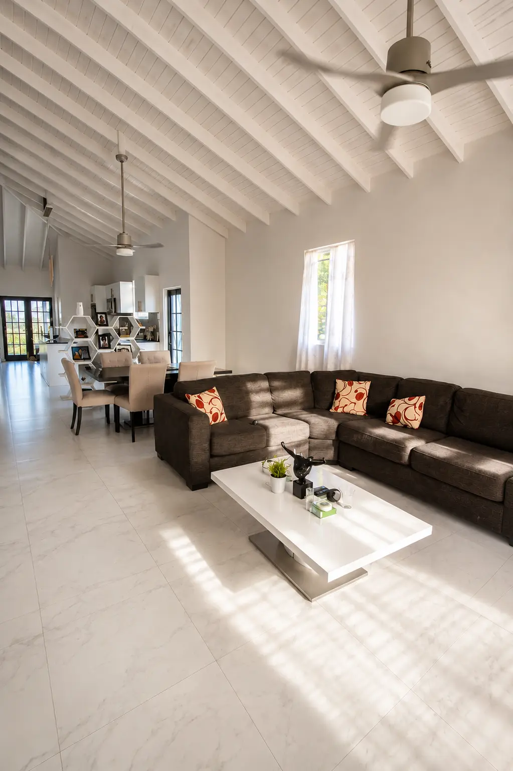 Luxury villa interior in Barbados