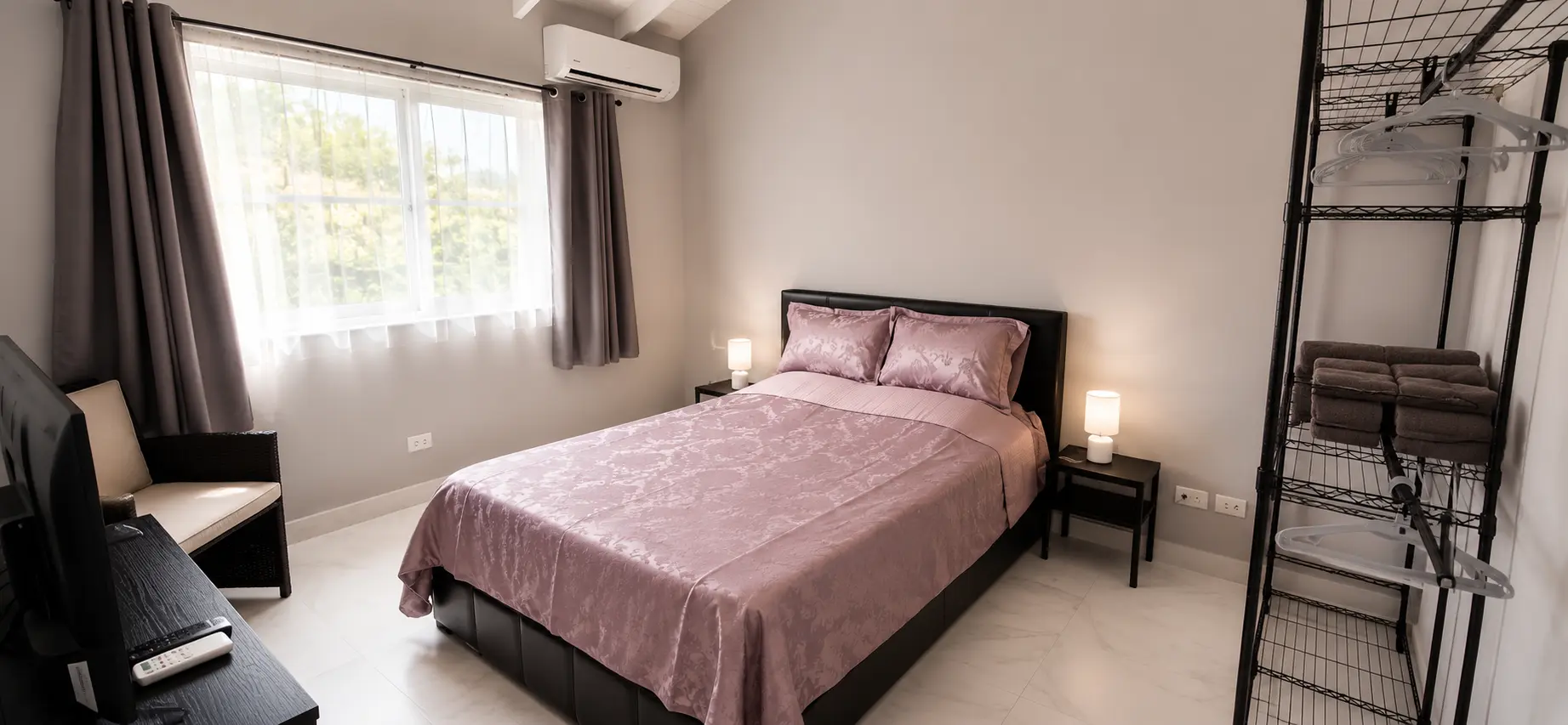 Comfortable guest bedroom in a Barbados vacation rental